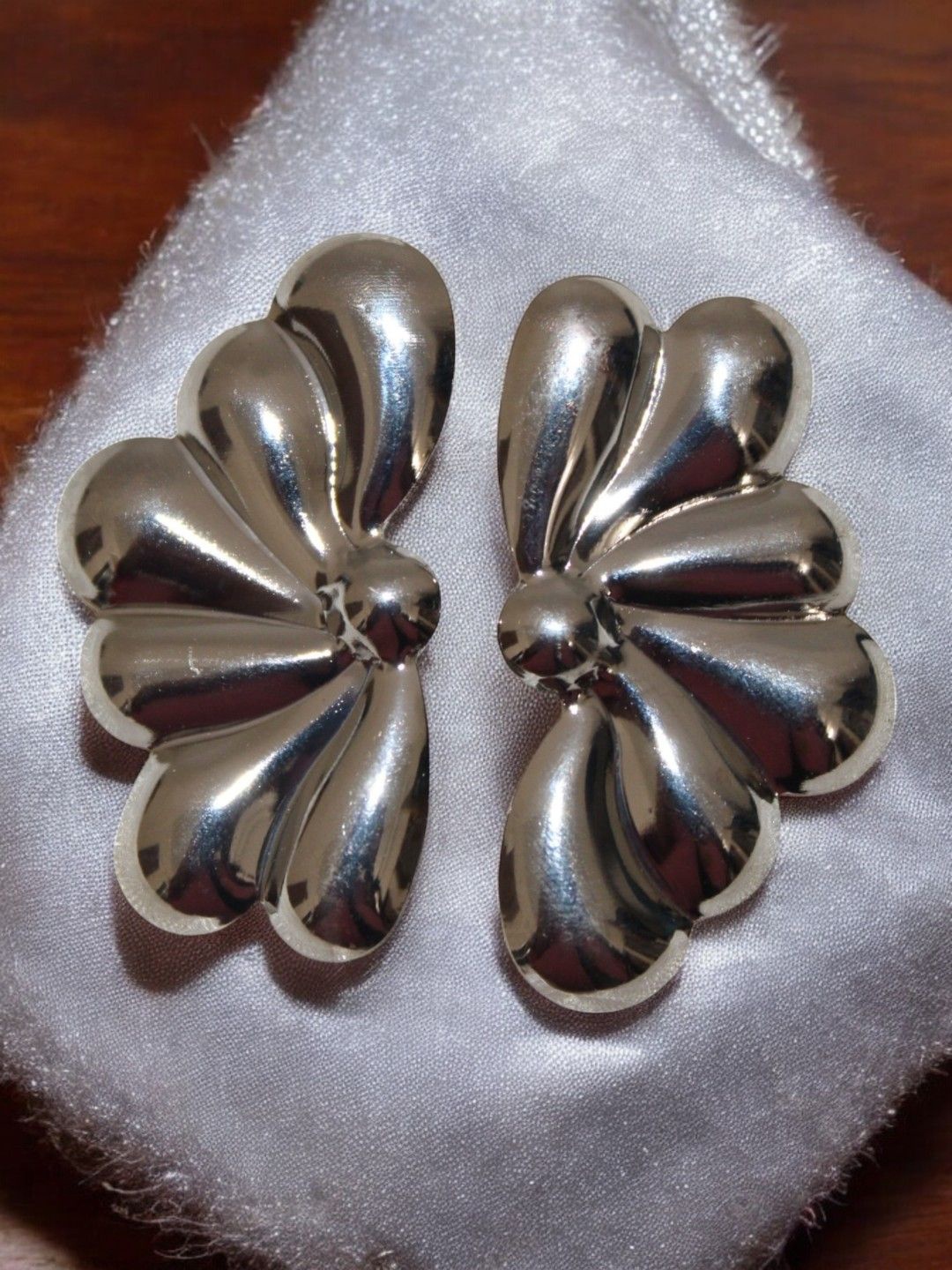 

Jolly Faces Contemporary Shaped Studs, Silver