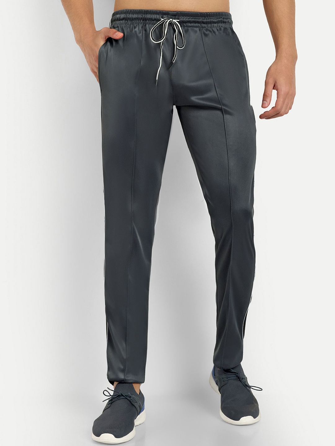 

Moda Rapido Men Slim Fit Track Pants, Charcoal