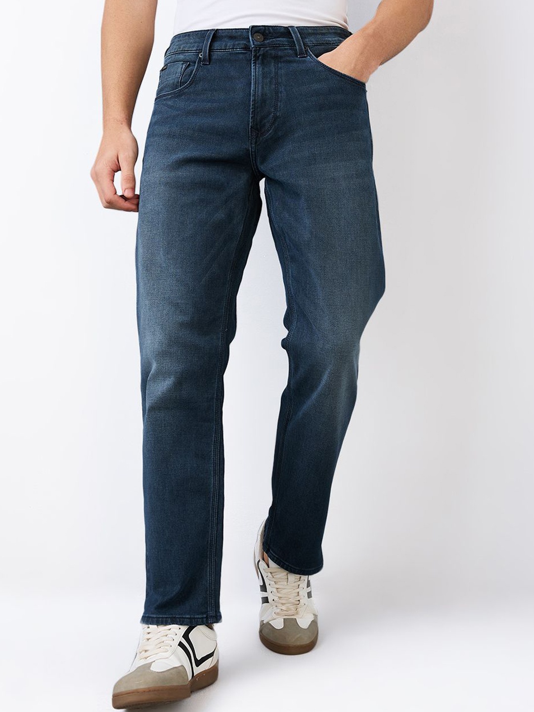 

SPYKAR Men Relaxed Fit Mid-Rise Jeans, Blue