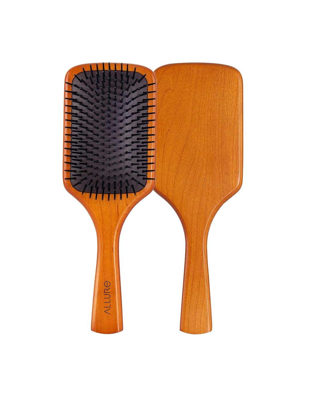 

ALLURE Wooden Paddle Hair Brush- PHB-12 - Assorted, Brown