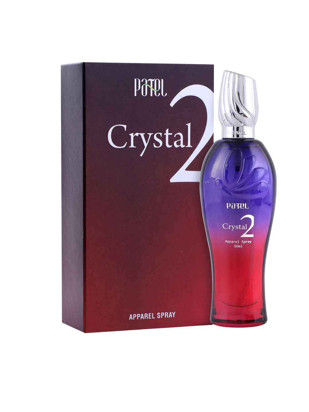 

Patel Crystal 2 Long Lasting Apparel Spray Perfume - 60 ml, Brown