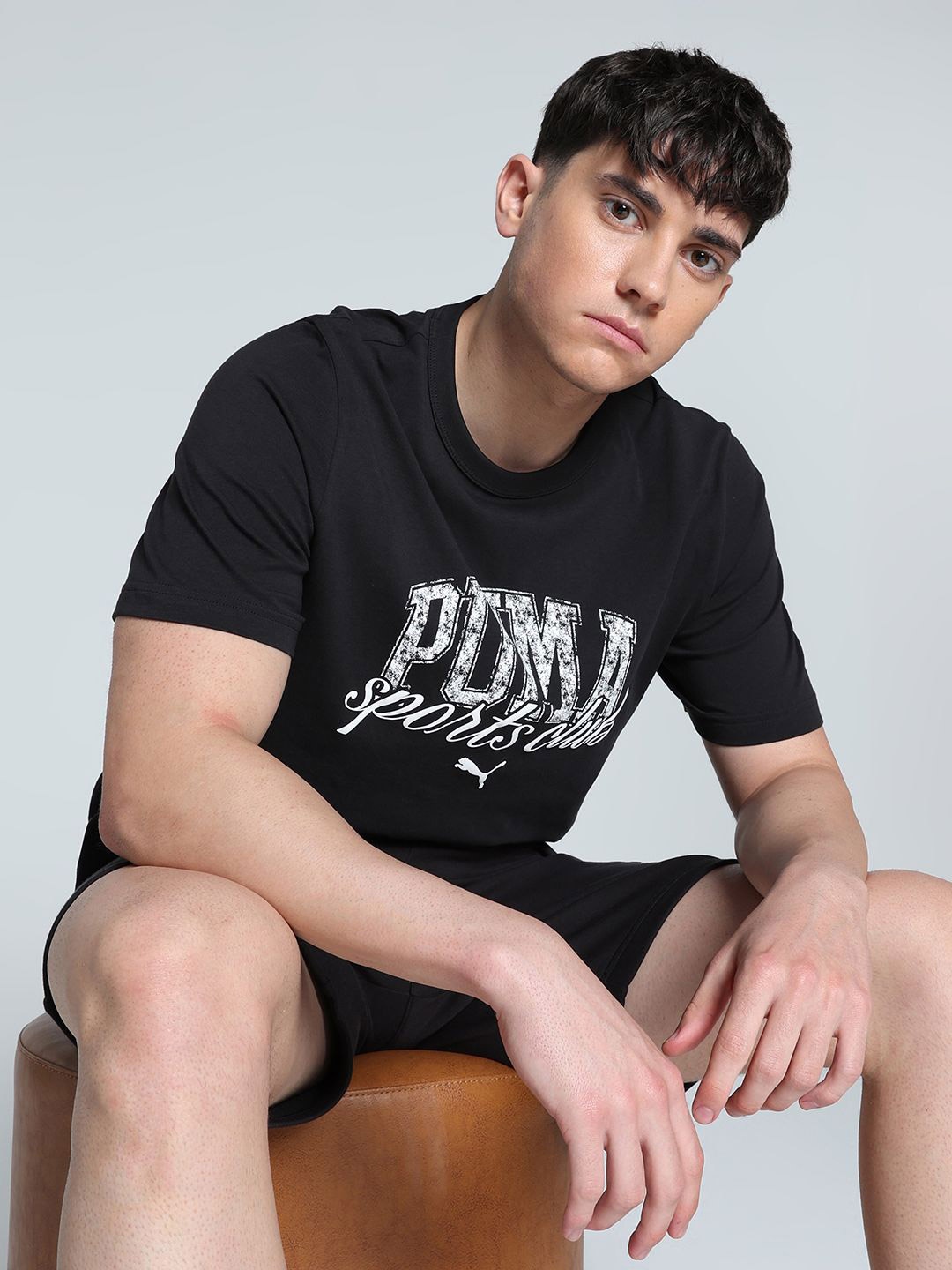

Puma Men Class Graphics Typography Printed T-Shirt, Black