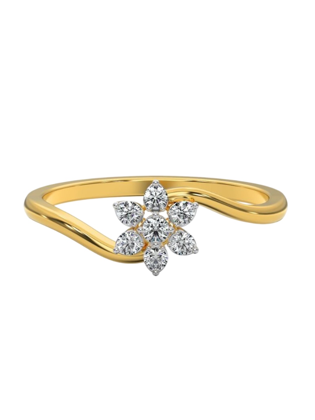 

Emori Blossom Elegance Diamond Ring 0.11CT, Gold