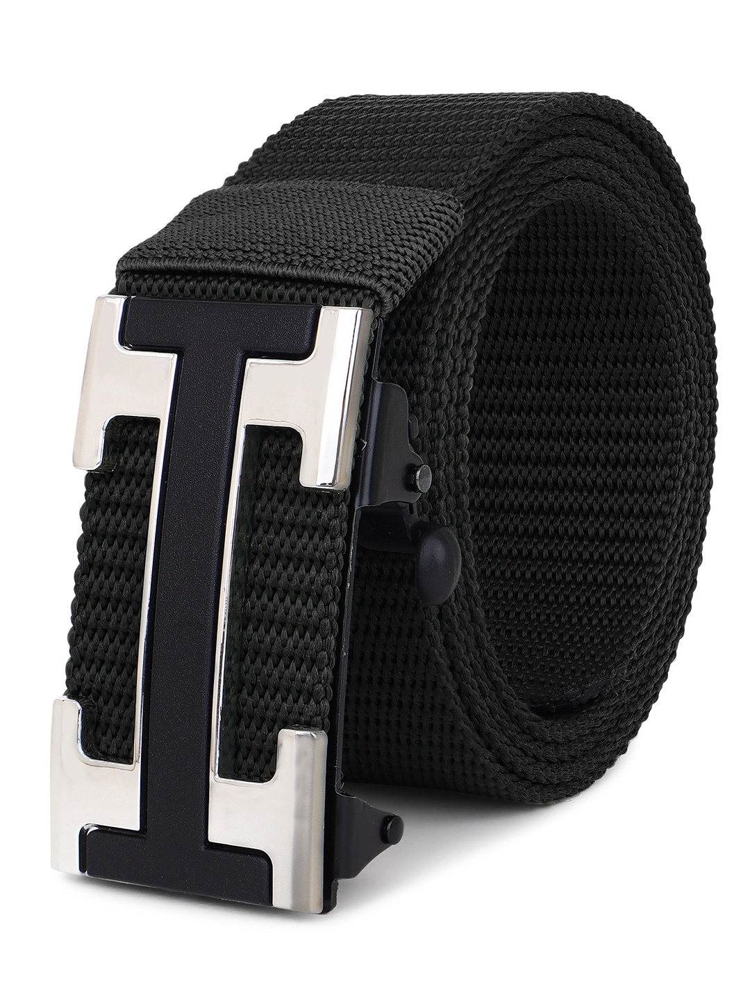 

Metronaut Men Textured Formal Belt, Black