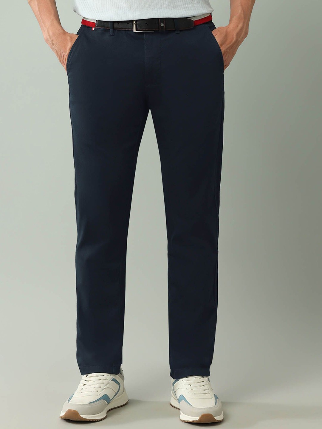 

Arrow Sport Men Slim Fit Chinos Trousers, Blue