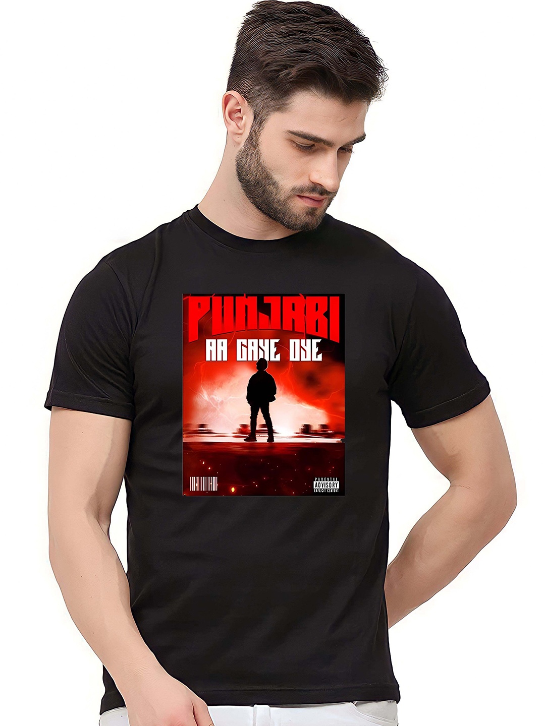 

Moda Rapido Men T-shirt, Black