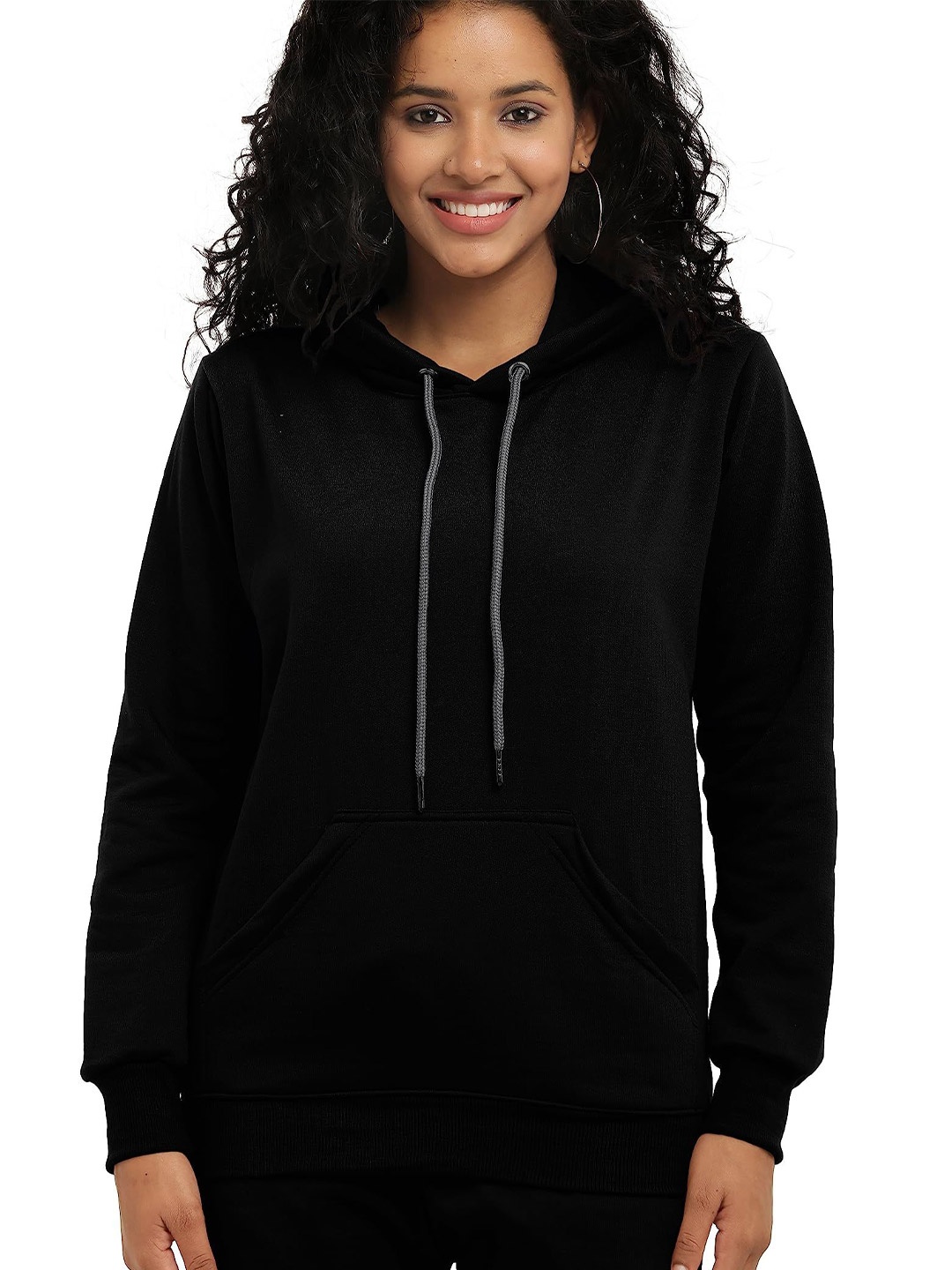 

NOTWILD Women Hooded Sweatshirt, Black