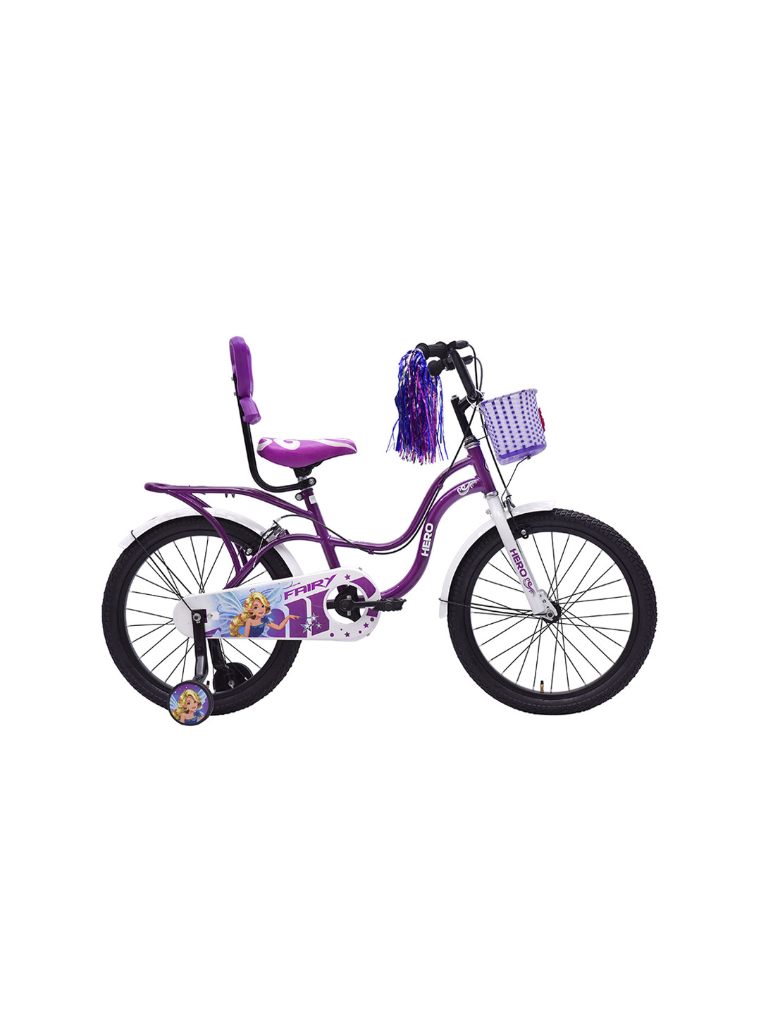 

Hero Fairy Girls 16T Bicycle With Training Wheel, Purple