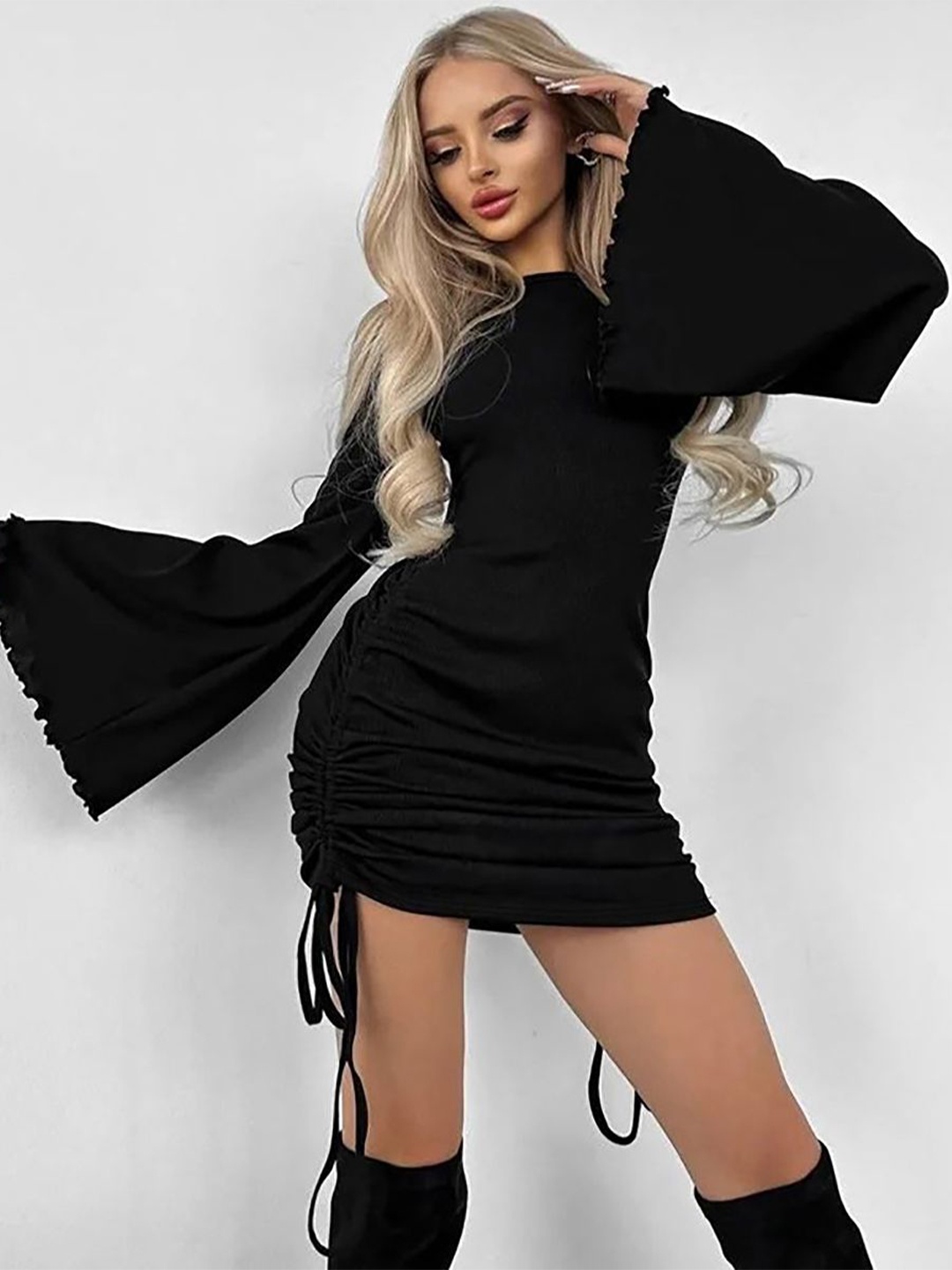 

StyleCast x Revolte Women Bodycon Mini Dress, Black