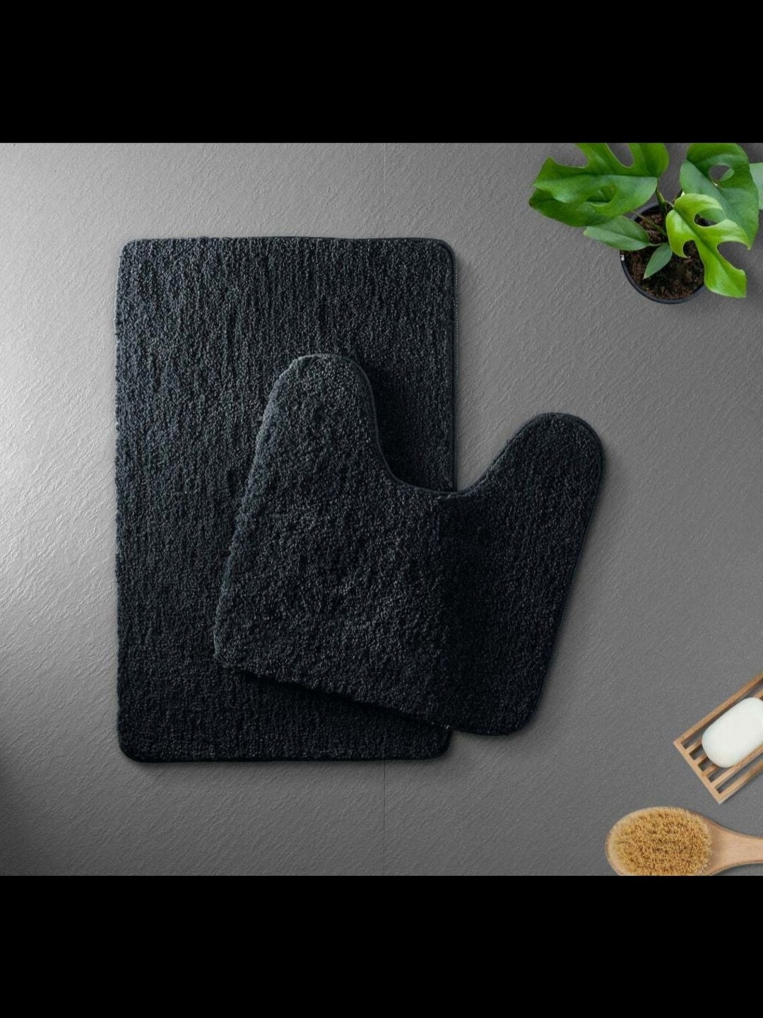 

MAA HOME CONCEPT Grey Anti Skid Bath Rug