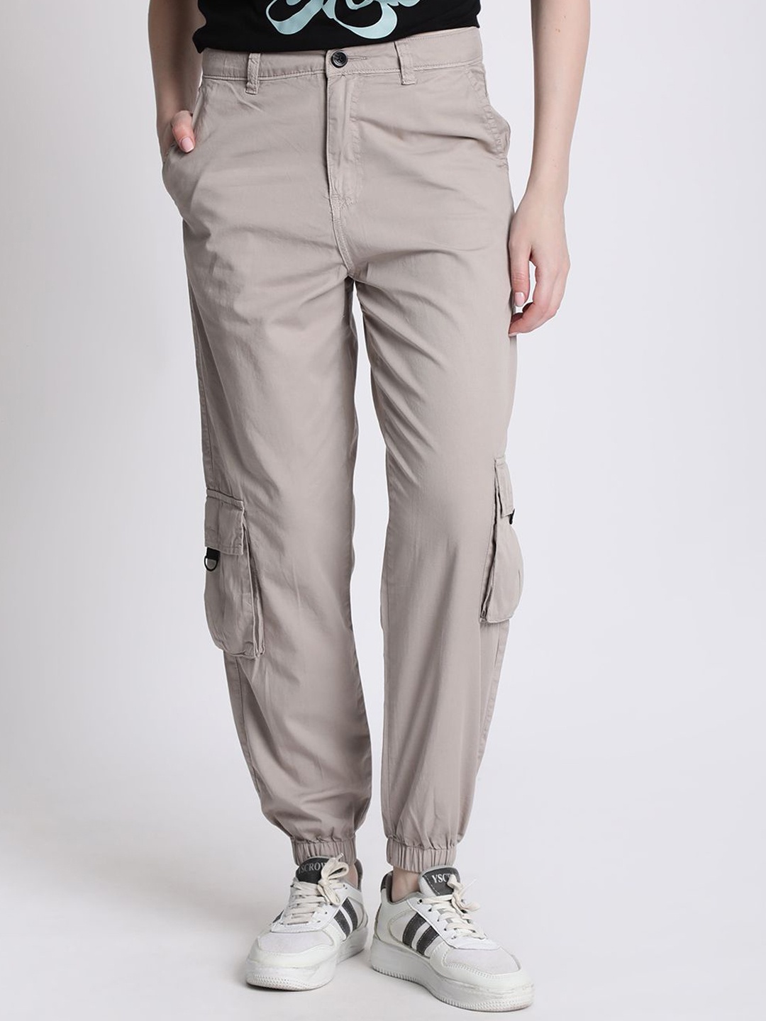 

IVOC Women Chinos Trousers, Grey