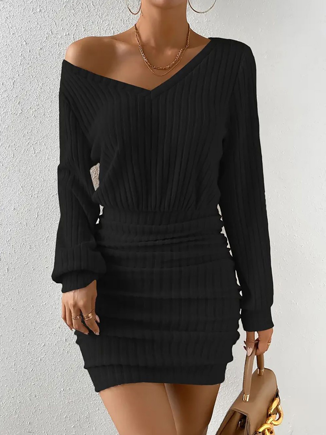 

StyleCast x Revolte Women Sheath Mini Dress, Black