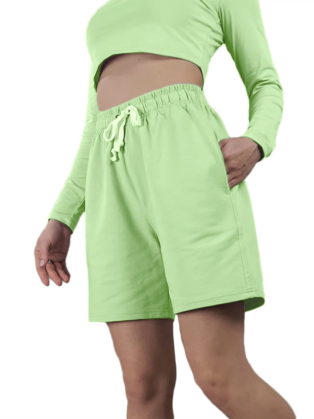 

NOTWILD Women Shorts, Green