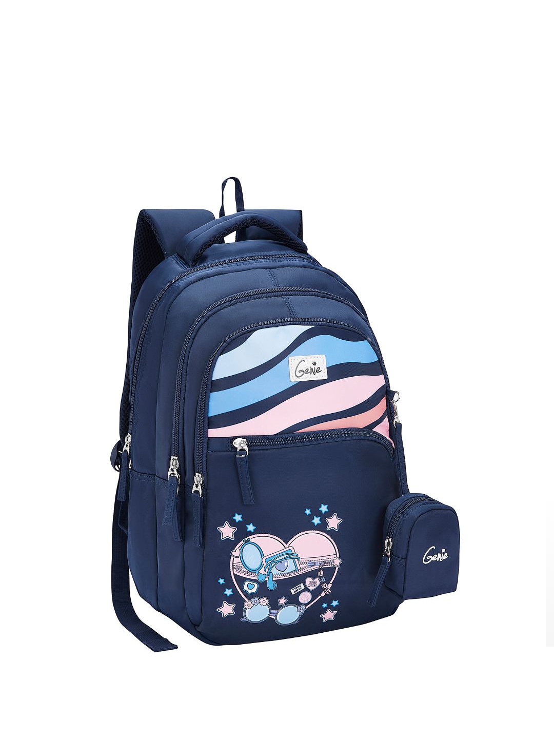 

Genie Girls Graphic Backpack, Navy blue