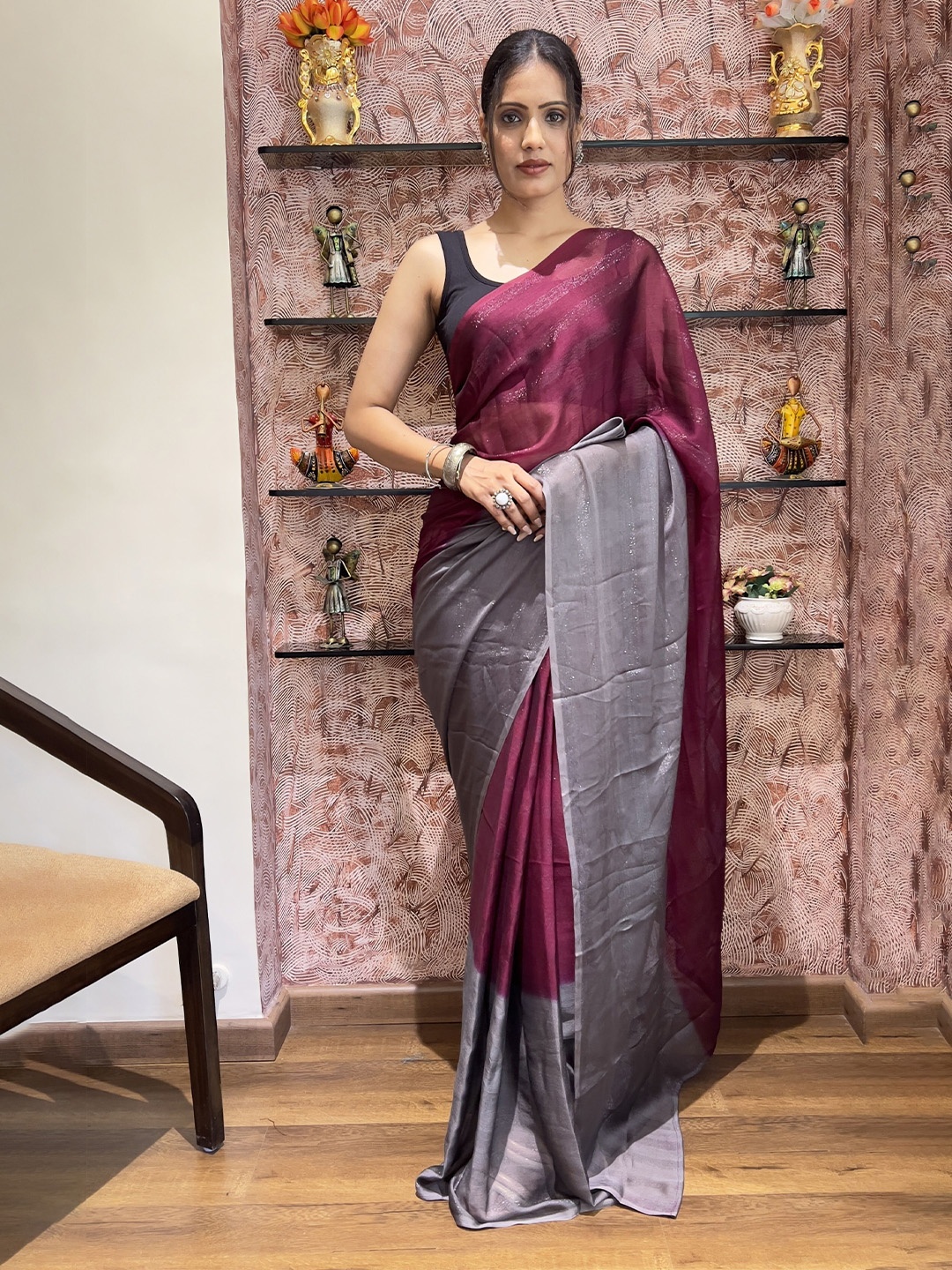 

bansari textiles Woven Design Zari Pure Silk Kota Saree, Pink