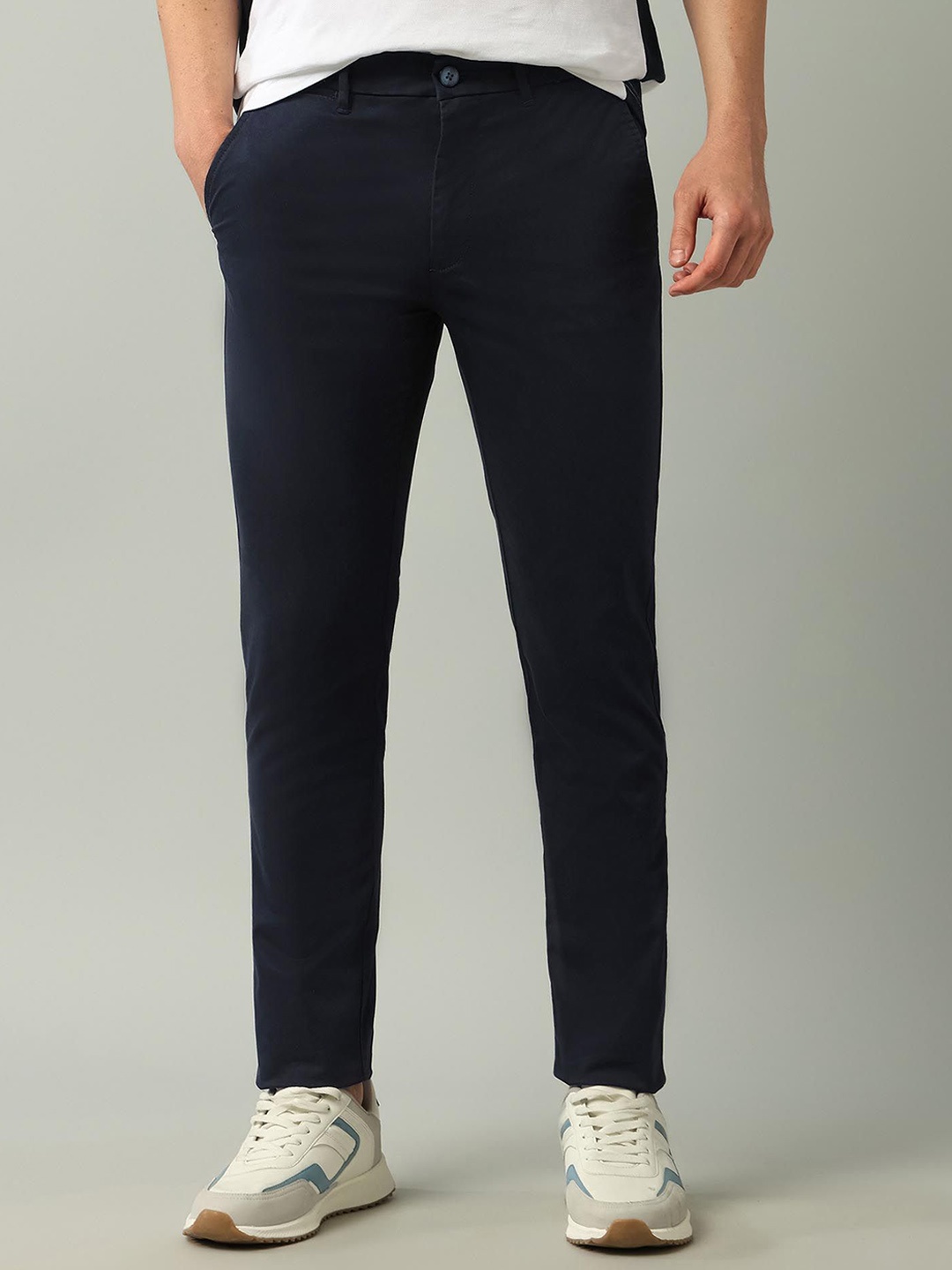 

Arrow Sport AutoFlex Solid Twill Trousers, Blue