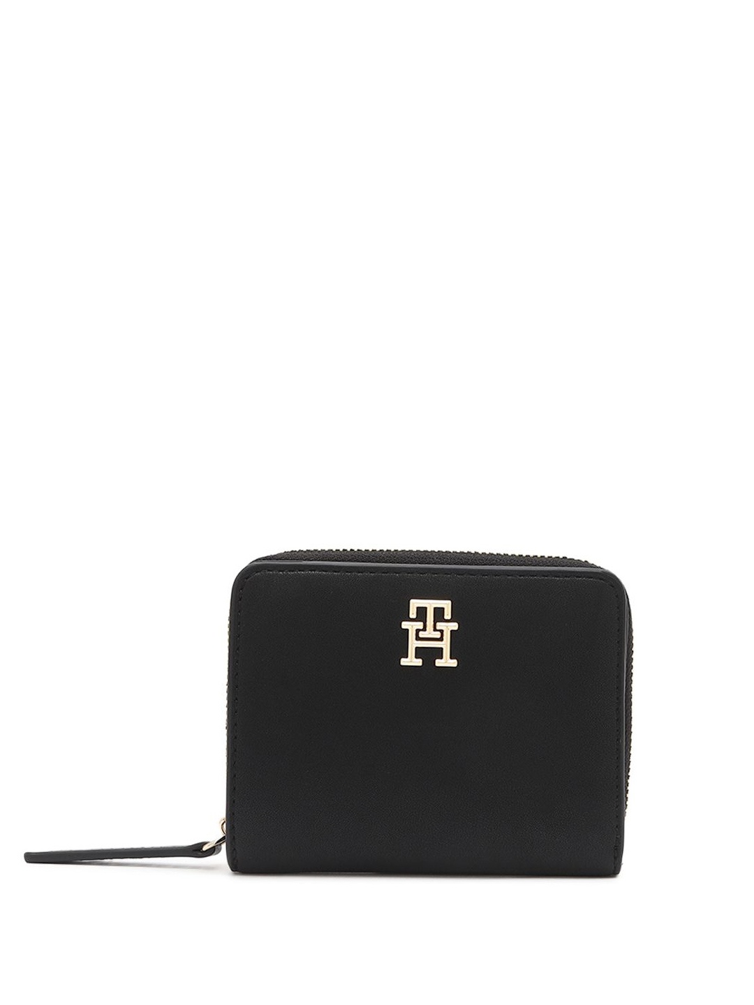 

Tommy Hilfiger Women PU Two Fold Wallet, Black