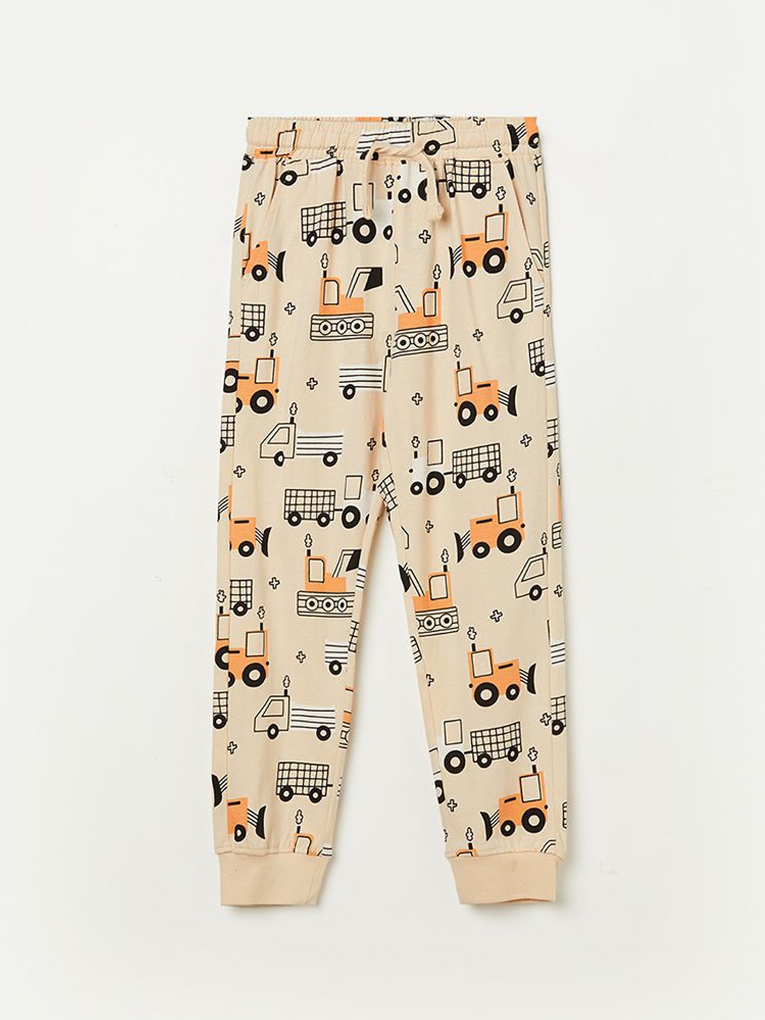

Fame Forever by Lifestyle Boys Regular Fit Printed Pure Cotton Jogger, Yellow