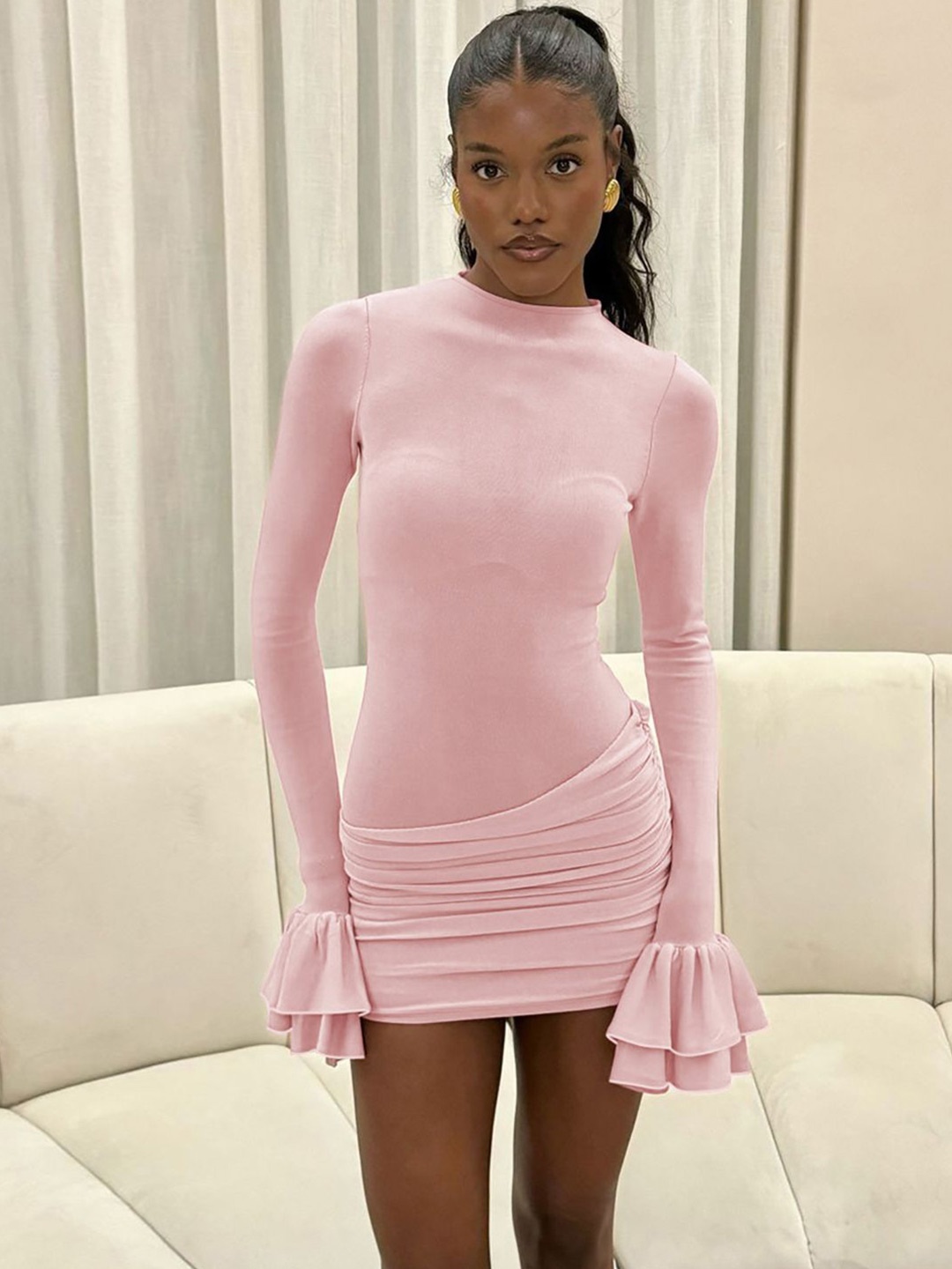 

StyleCast x Revolte Bodycon Mini Dress, Pink