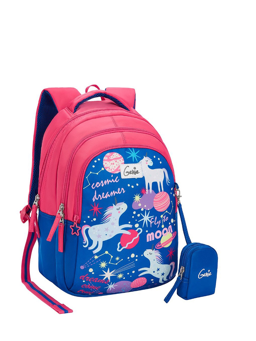 

Genie Girls Graphic Backpack, Navy blue