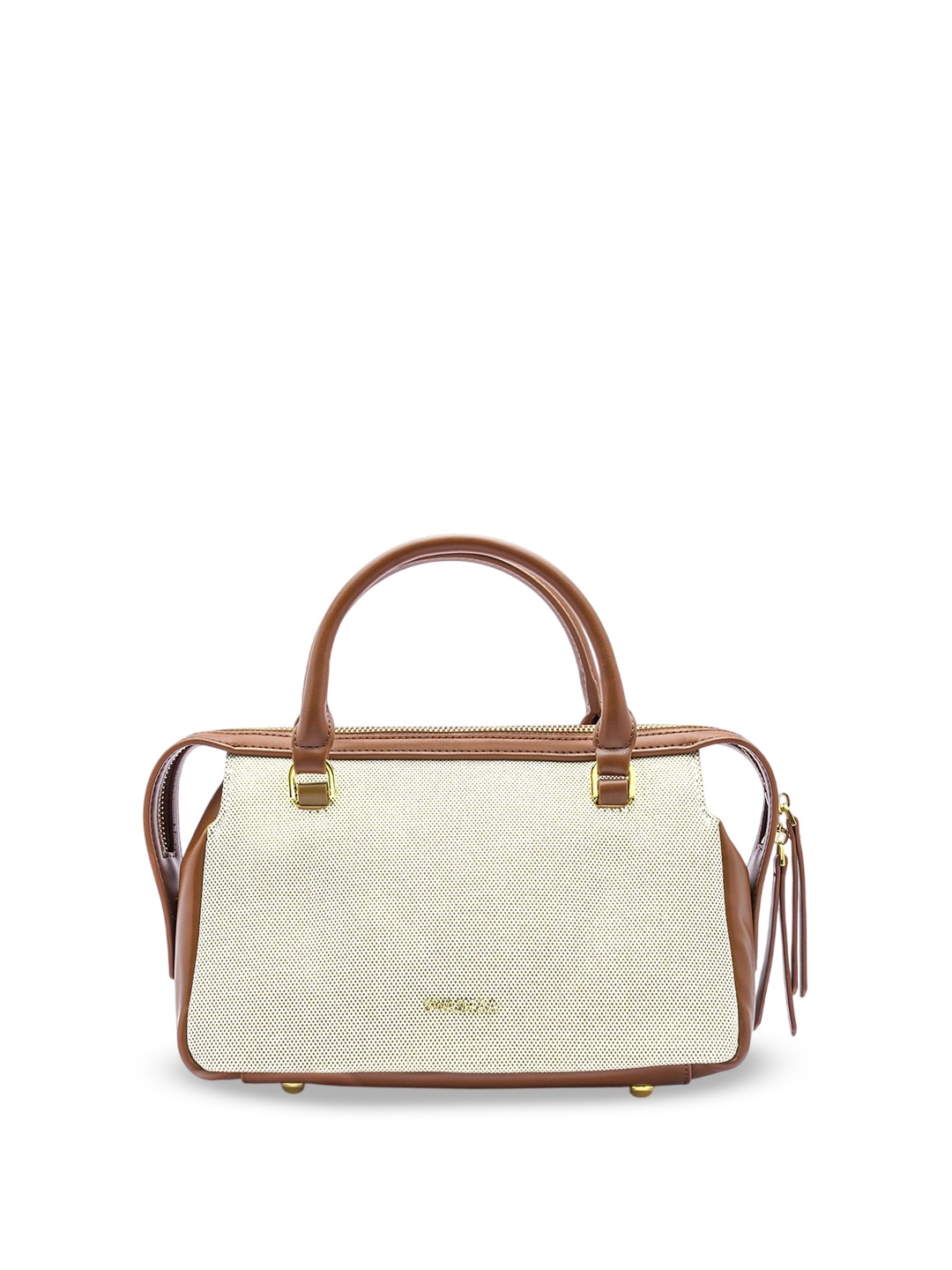 

SWASHAA Women Angee Textured Crossbody Leather Handheld Bag, Beige