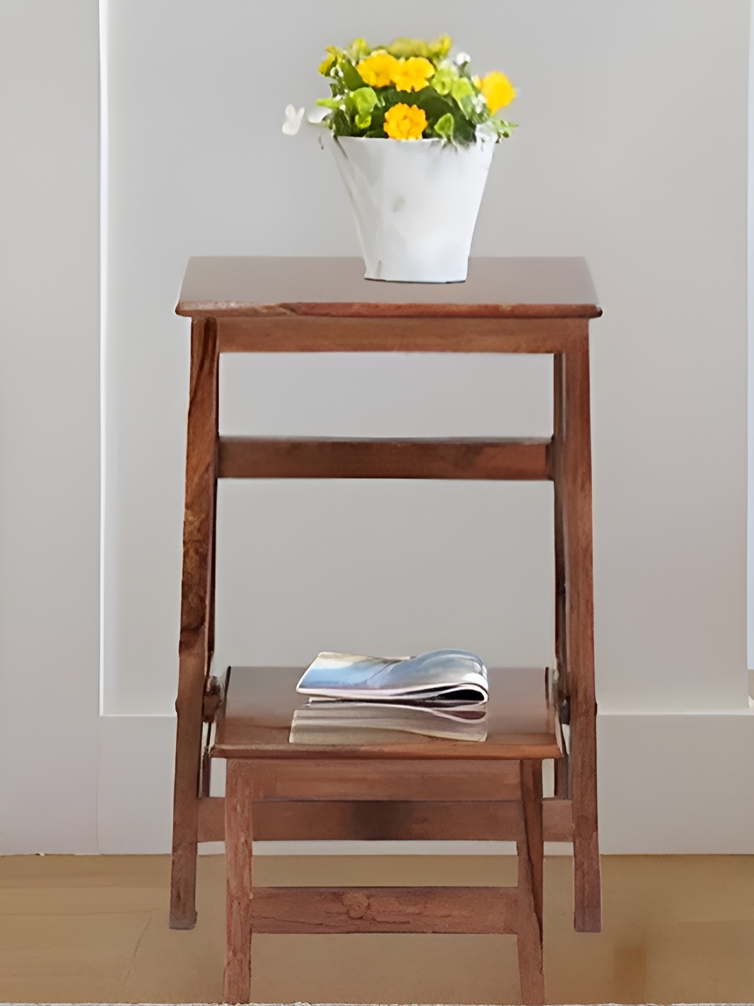 

Royaloak Brown Wooded Ladder Stool