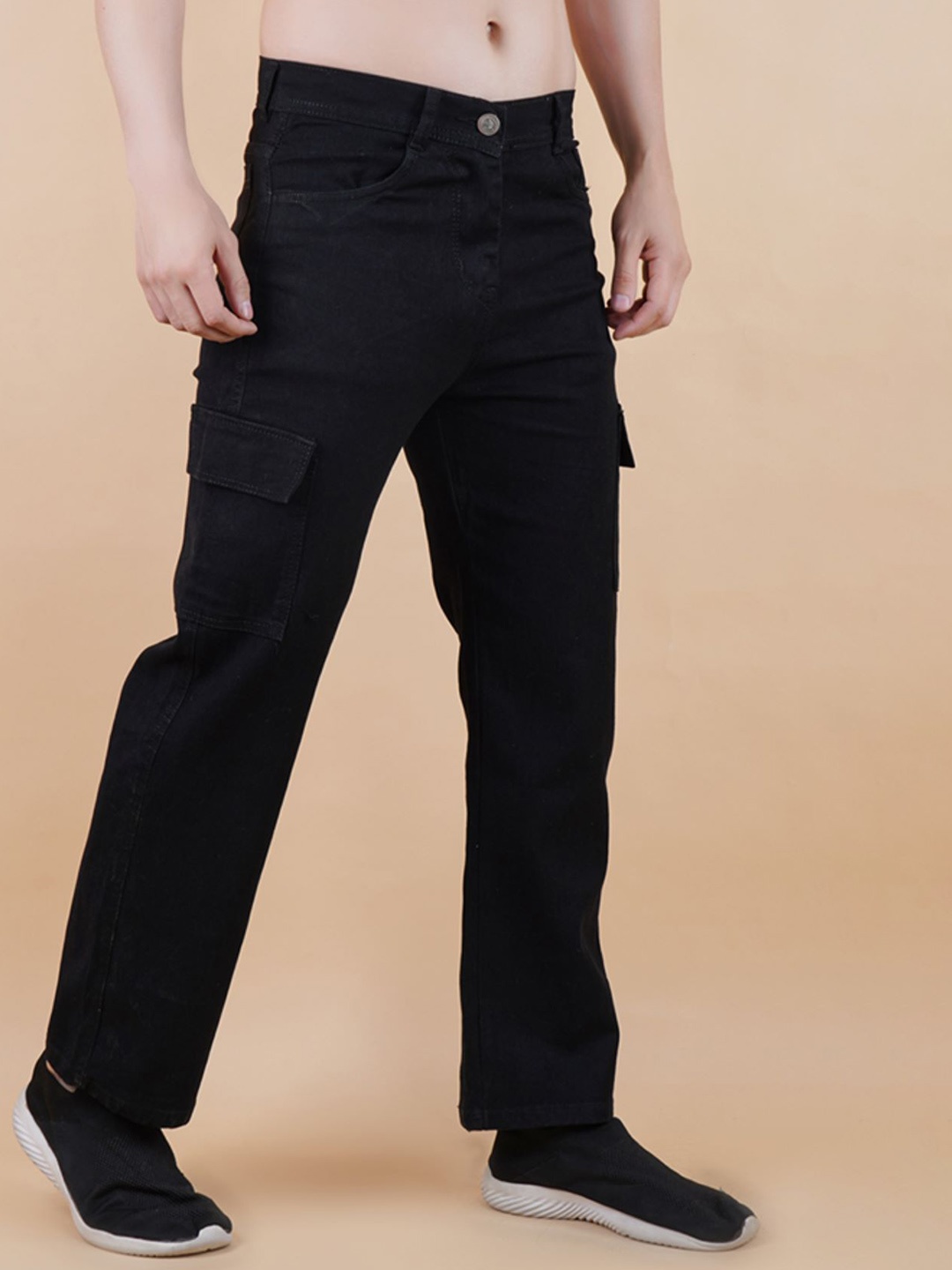 

LINARIA Men Classic Relaxed Fit Jeans, Black