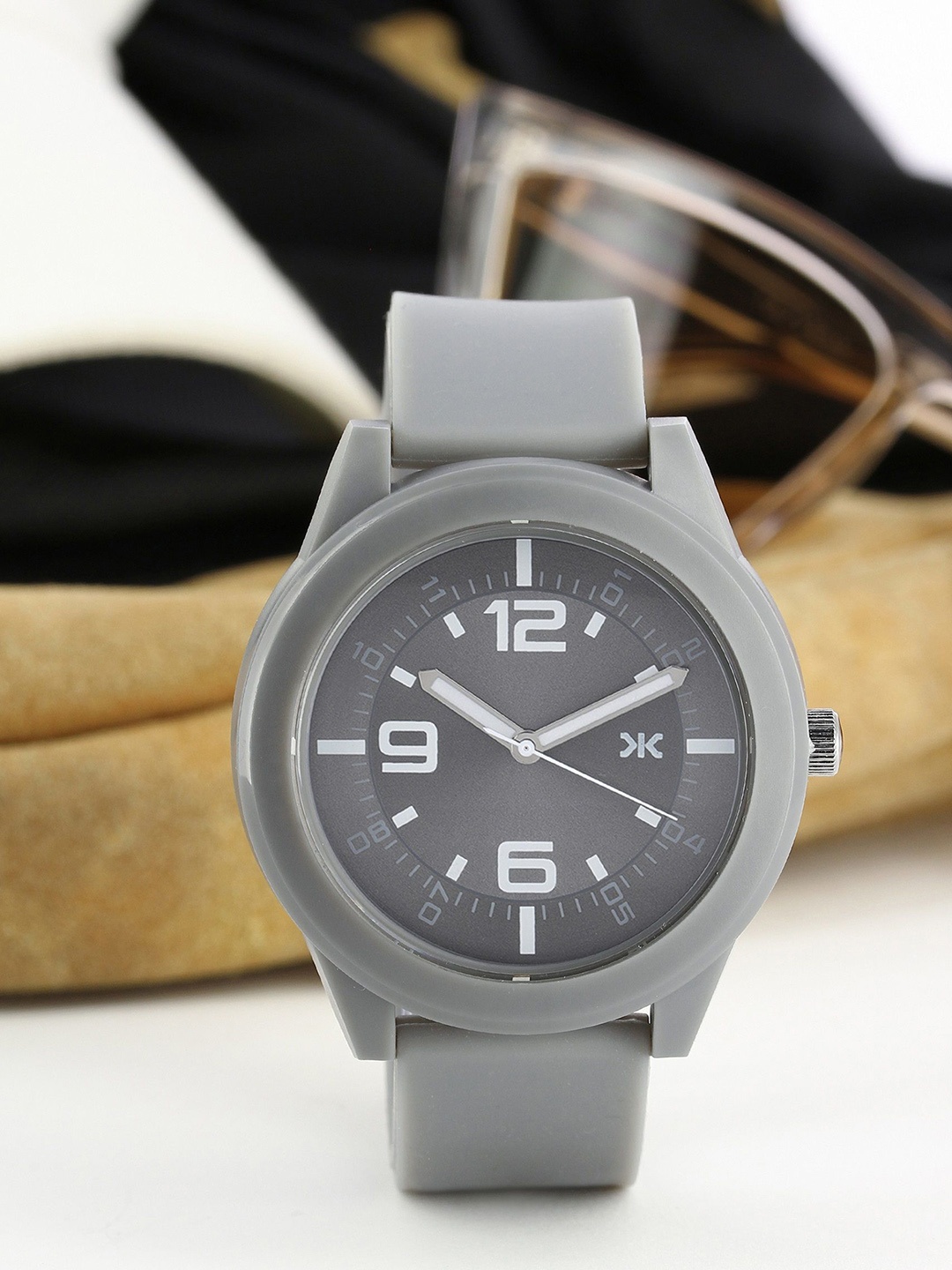 

Killer Men Dial & Straps Analogue Watch KLMO21B, Grey