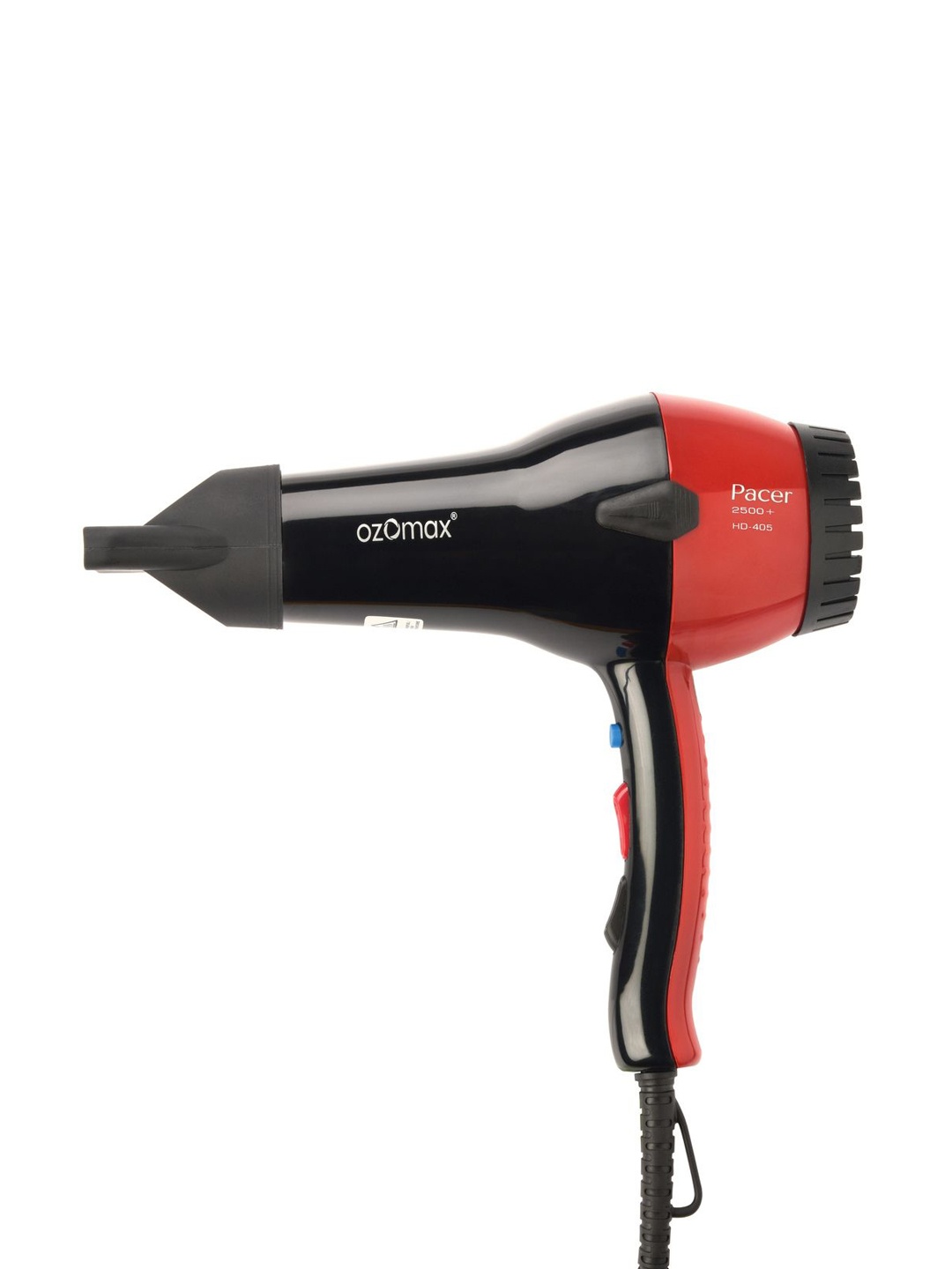 

OZOMAX Pacer Salon 2500 Watt Hair Dryer For Fast Drying & Styling, Black