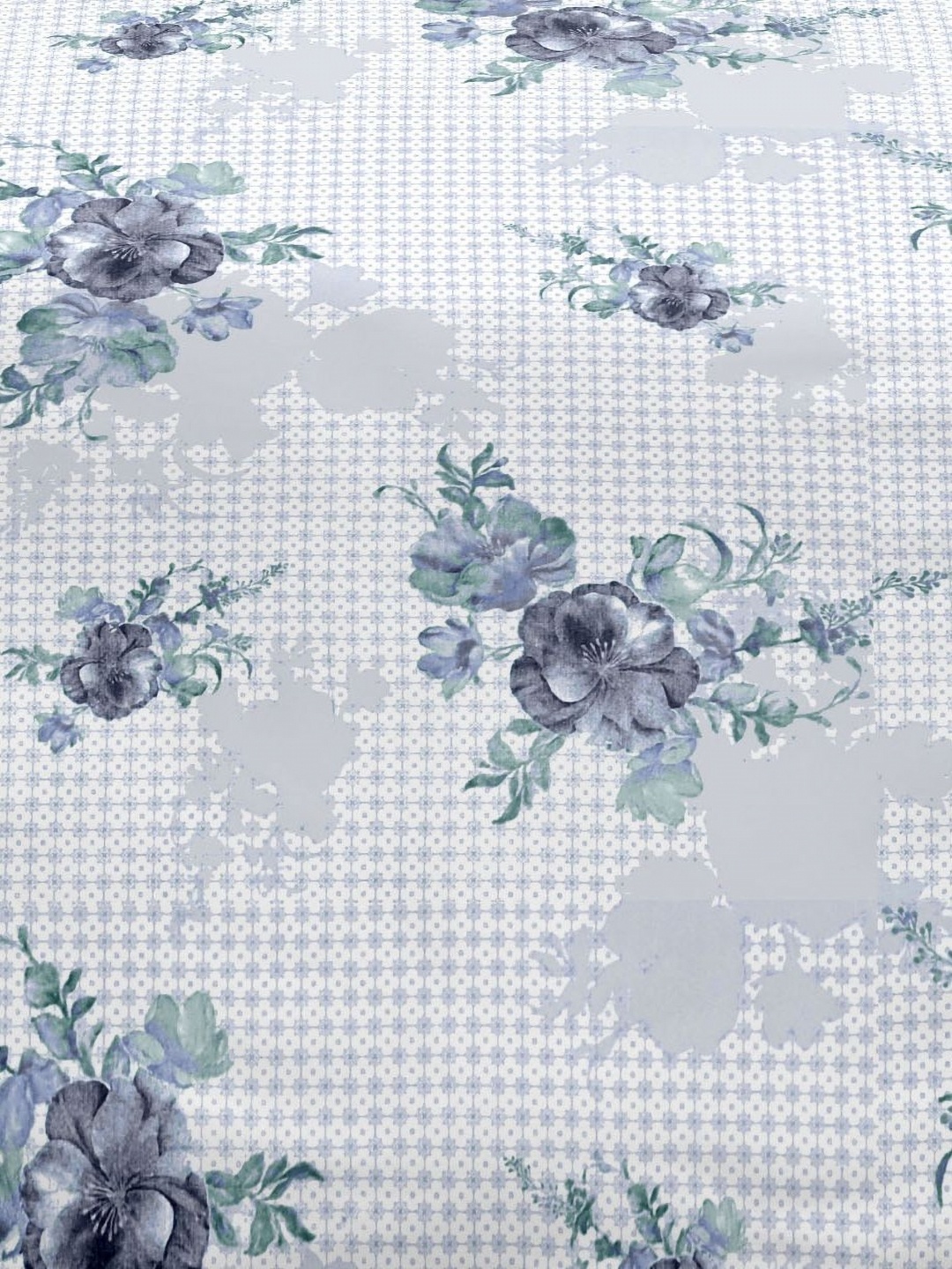 

Ariana Grey & White Printed Cotton 210 TC King Bedsheet Set 2.70 m x 2.25 m