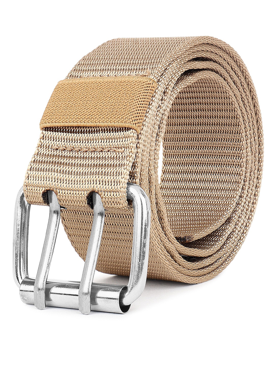 

Metronaut Men Textured Formal Belt, Cream