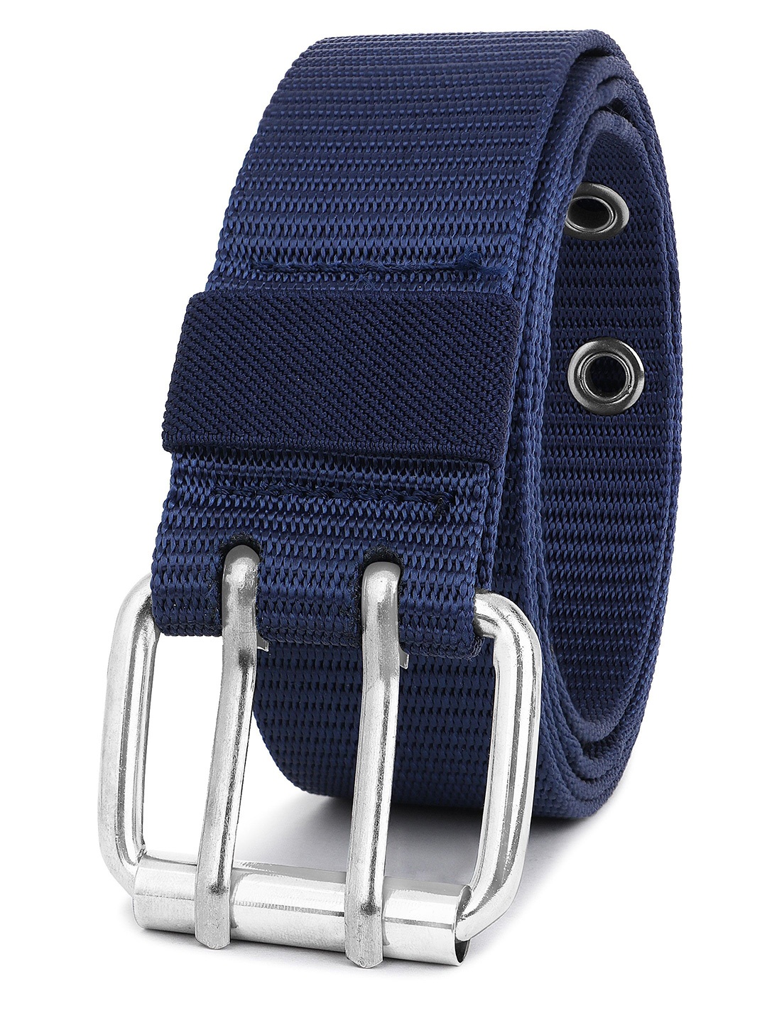

Metronaut Men Textured Formal Belt, Blue