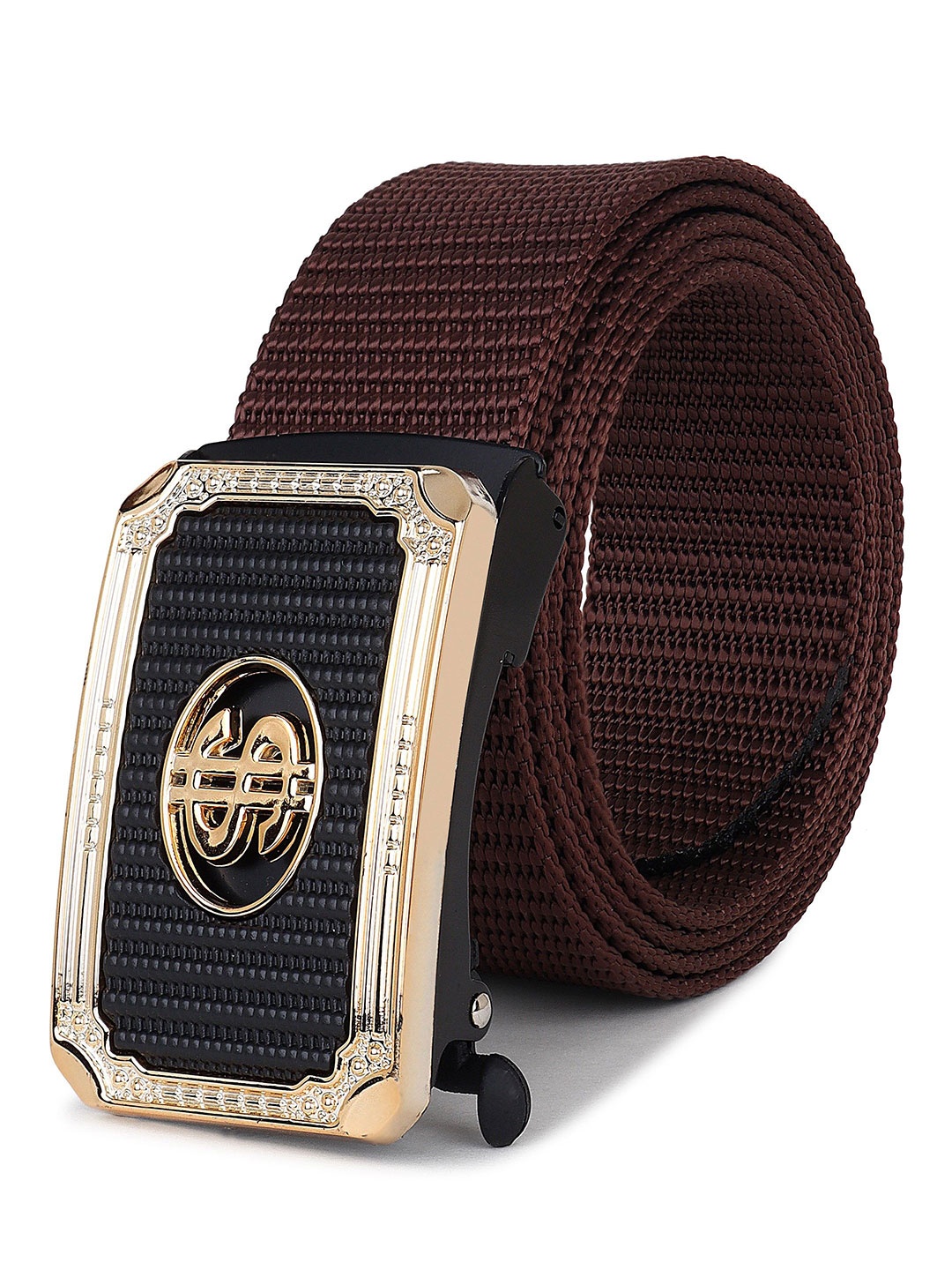 

Metronaut Men Textured Formal Belt, Brown