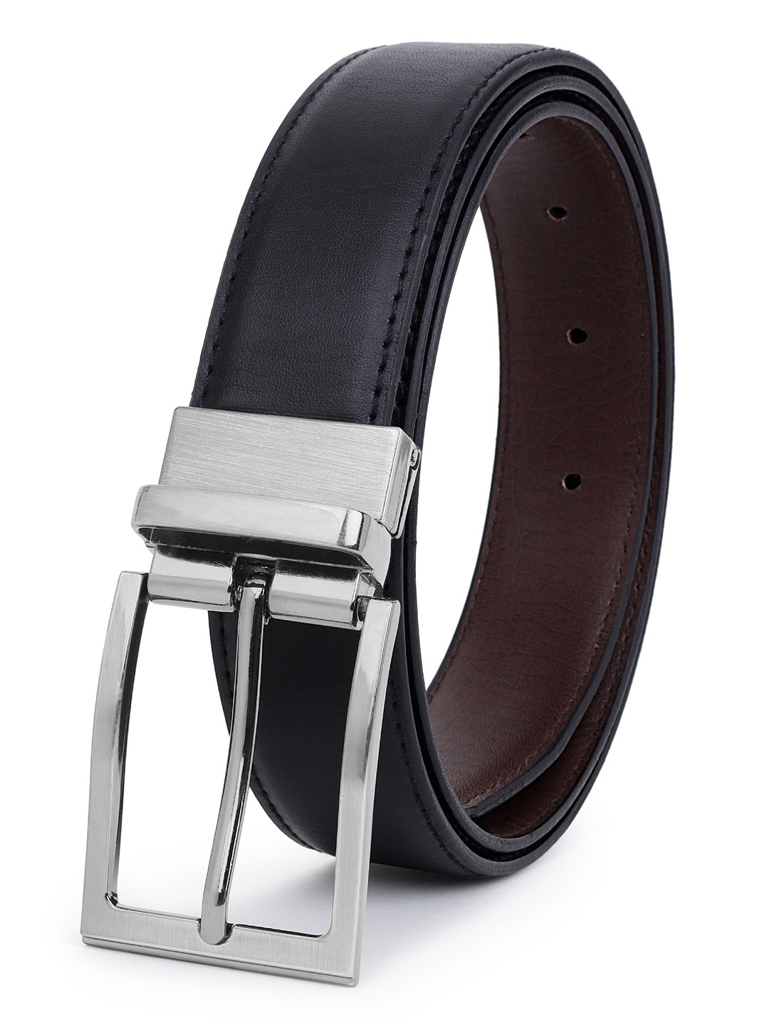 

Provogue Men Textured Formal Belt, Black