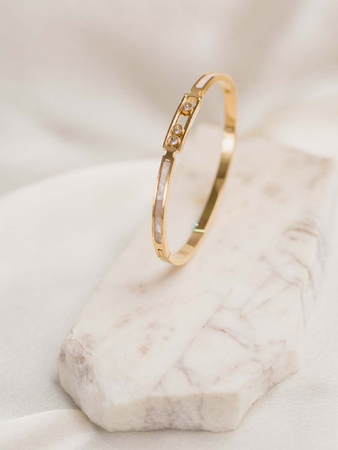 

ARTKLIM Women Gold-Plated Bangle-Style Bracelet