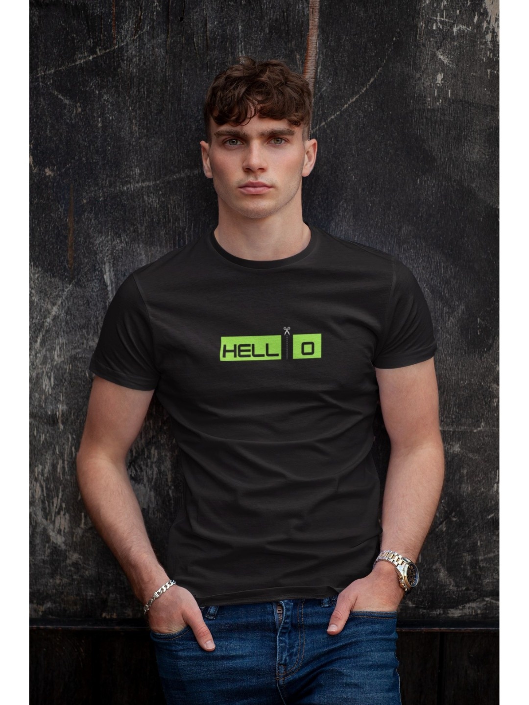 

TheBTclub Men Activchill Graphic Printed Round Neck Cotton T-shirt, Black