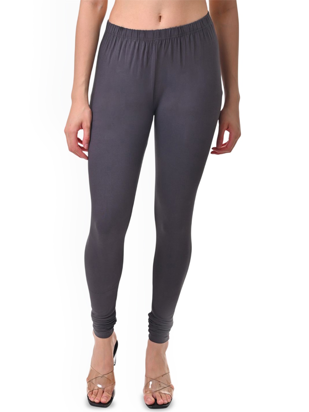 

Fly Birds Women Breathable Churidar Length Leggings, Charcoal