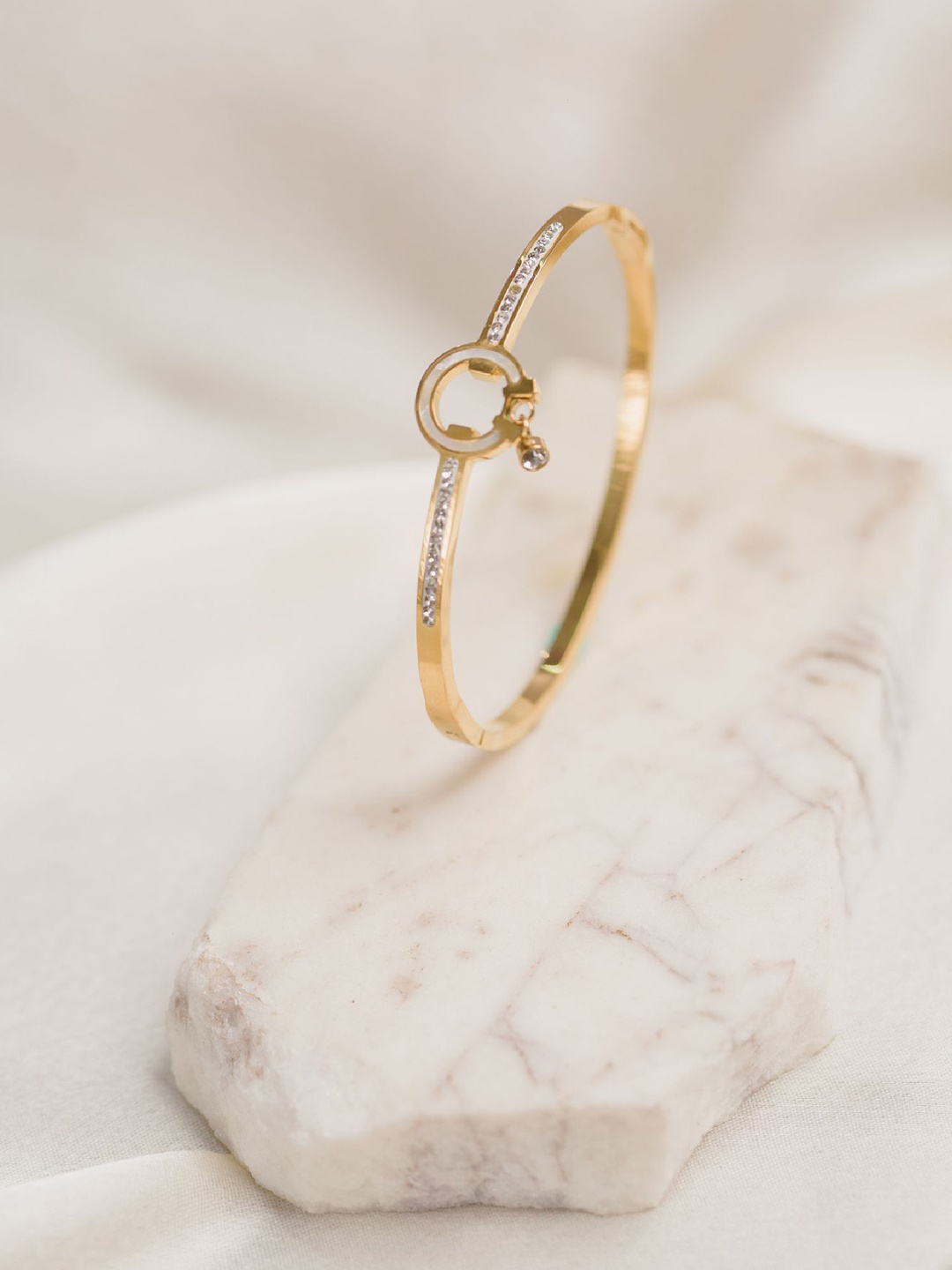 

ARTKLIM Women Gold-Plated Bangle-Style Bracelet