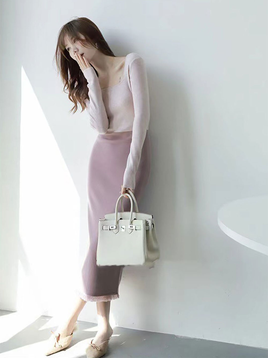 

StyleCast x Revolte Bodycon Maxi Dress, Pink