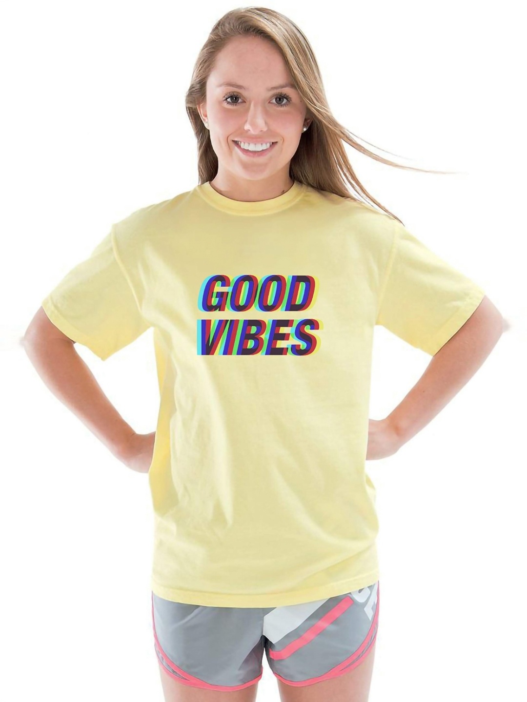 

VLAM Women Printed T-shirt, Yellow