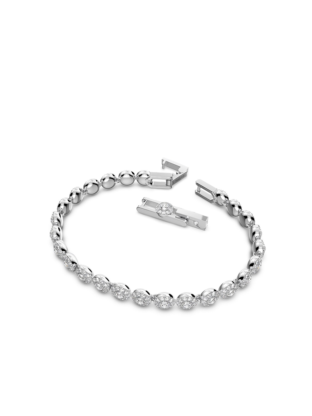 

SWAROVSKI UNA Crystal-Studded Bracelet, Silver