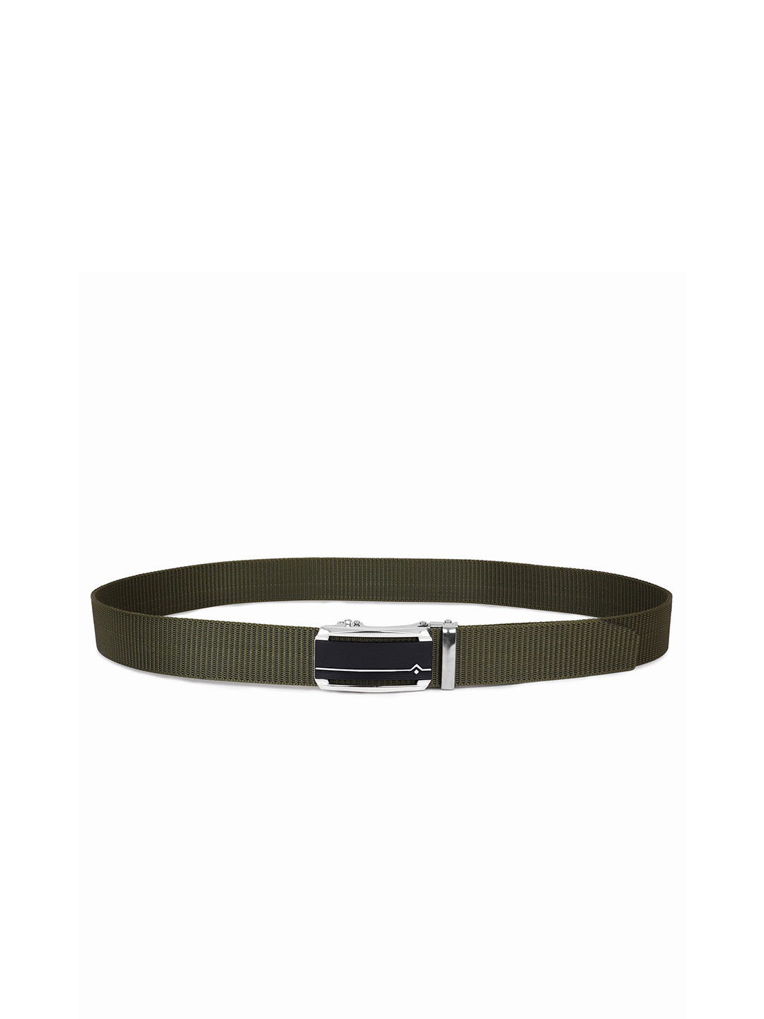 

Metronaut Men Textured Formal Belt, Green