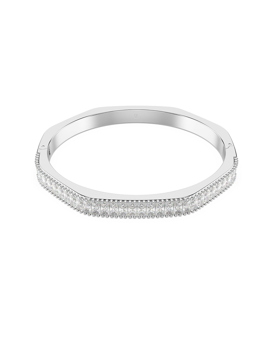 

SWAROVSKI Rhodium-Plated Crystal Stone Studded Bracelet, Silver