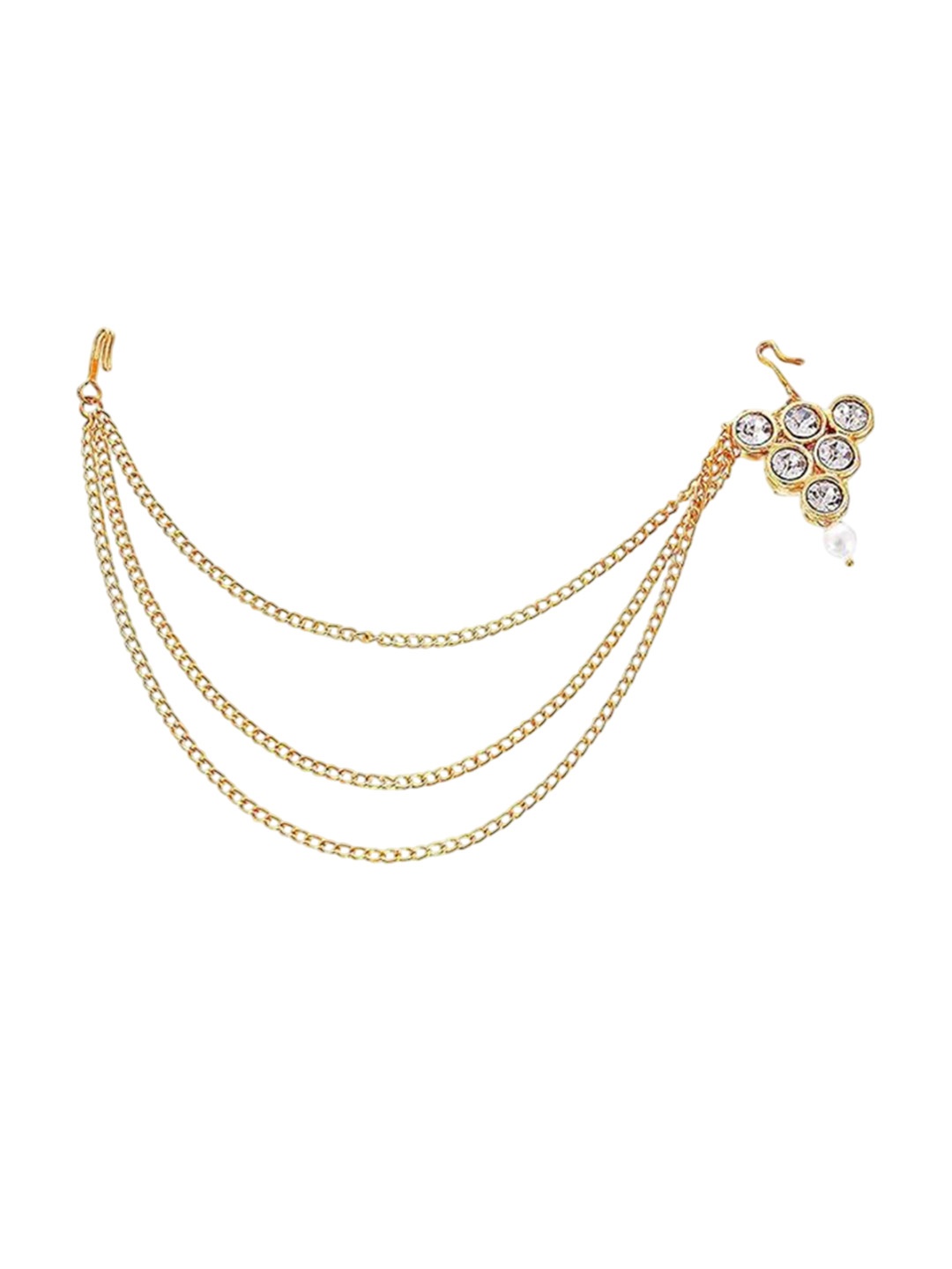 

Kezlin Gold-Plated Head Chains Head Jewellery