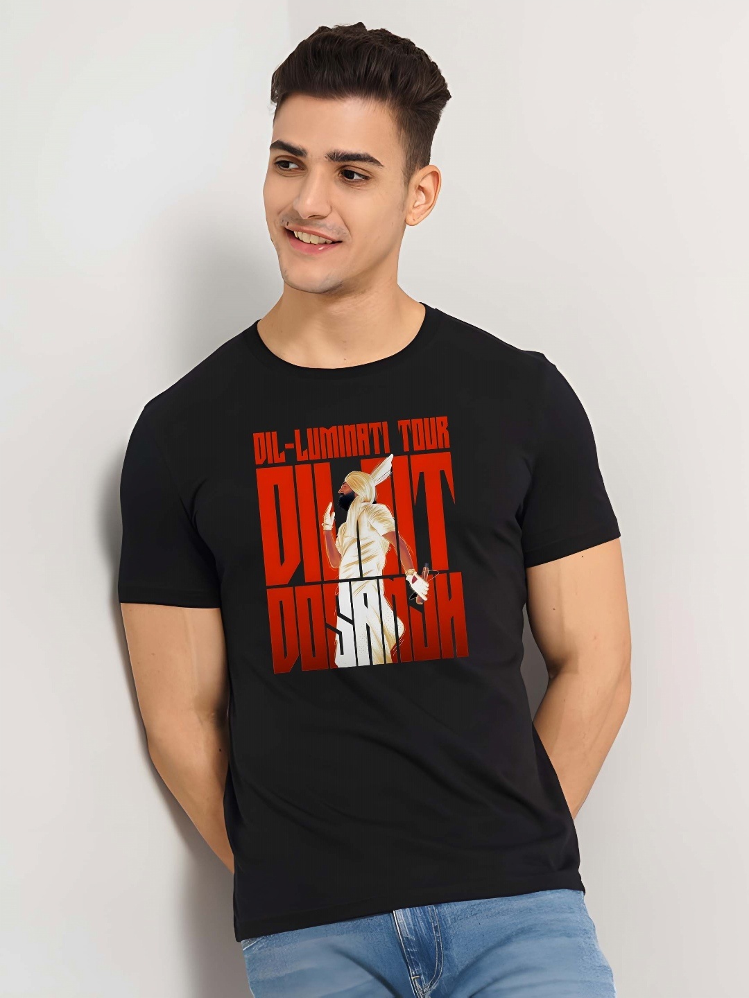 

Moda Rapido Men T-shirt, Black