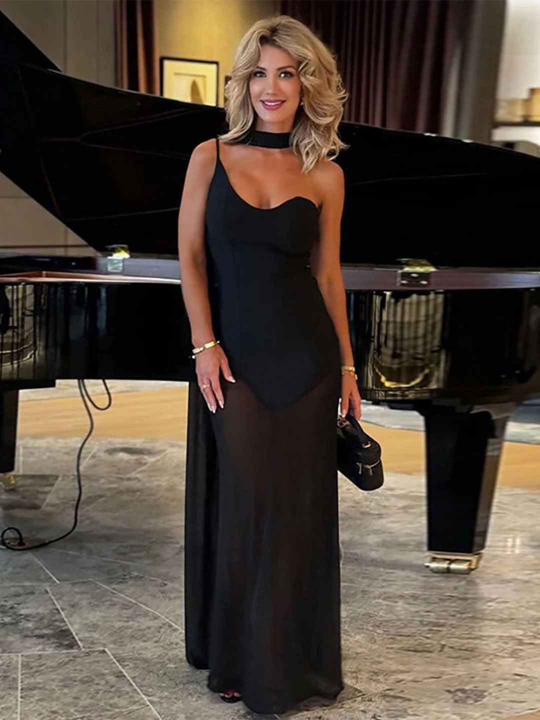 

StyleCast x Revolte Maxi Dress, Black