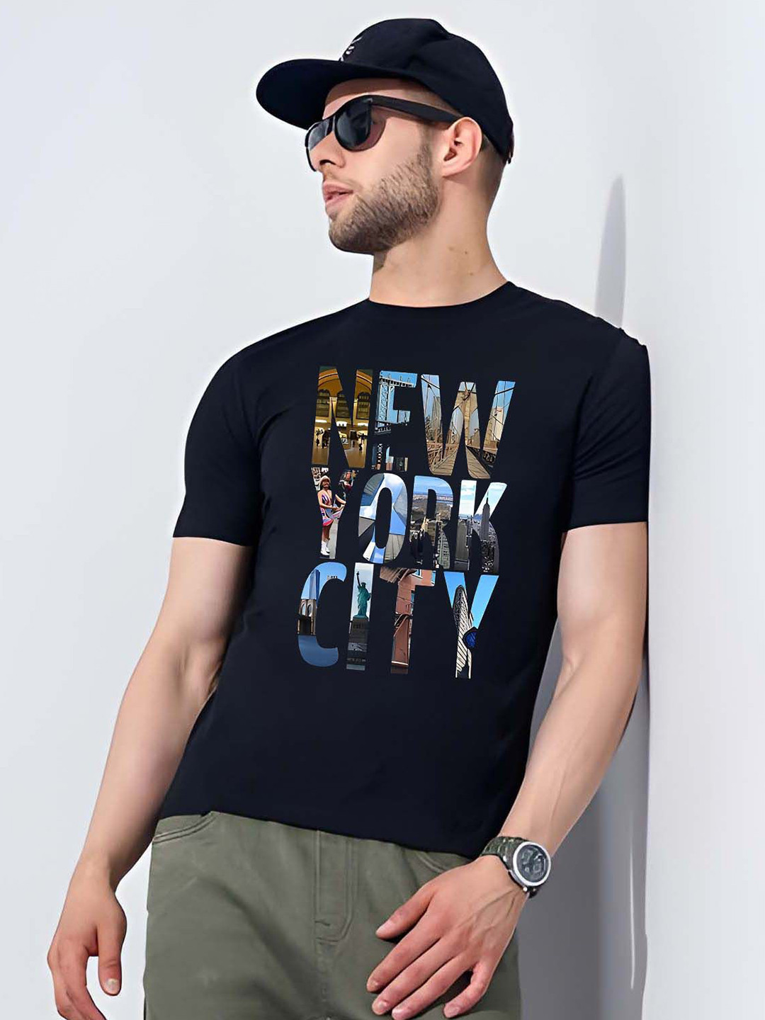 

Moda Rapido Men Chhota Bheem Typography Printed Round Neck Cotton Slim Fit T-shirt, Black