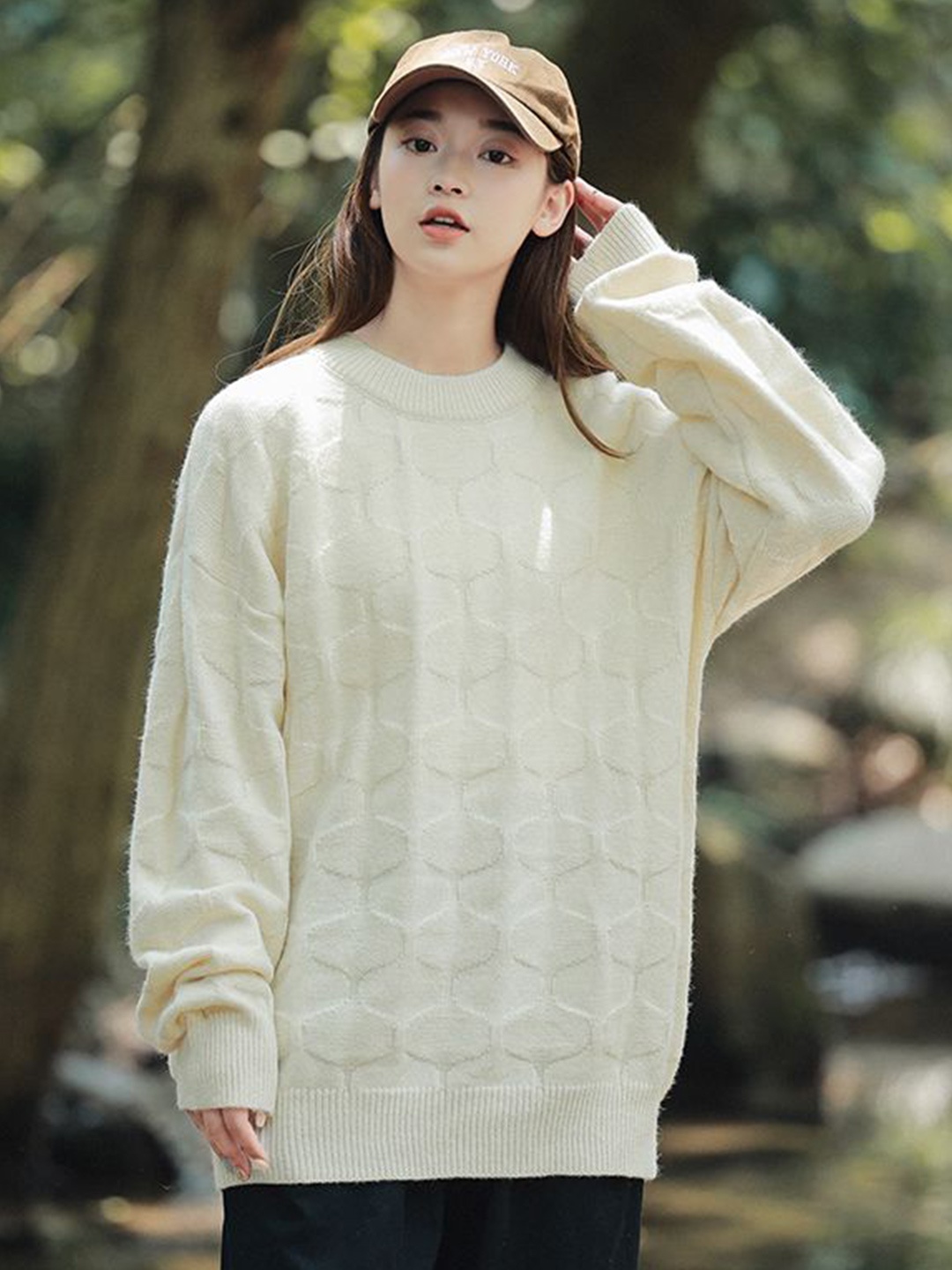 

StyleCast x Revolte Men Longline Pullover, Off white