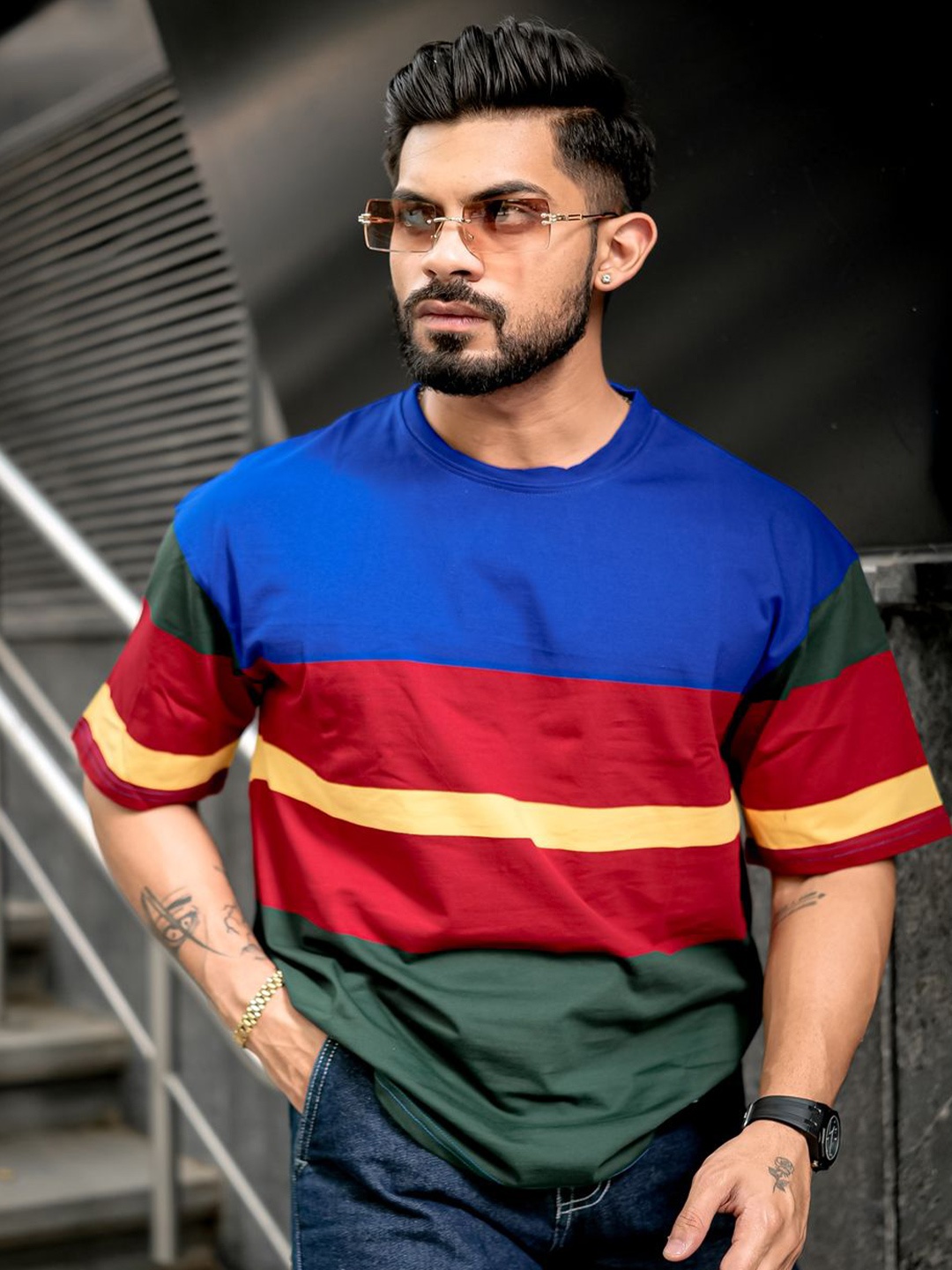 

GRITSTONES Men Printed T-shirt, Multi