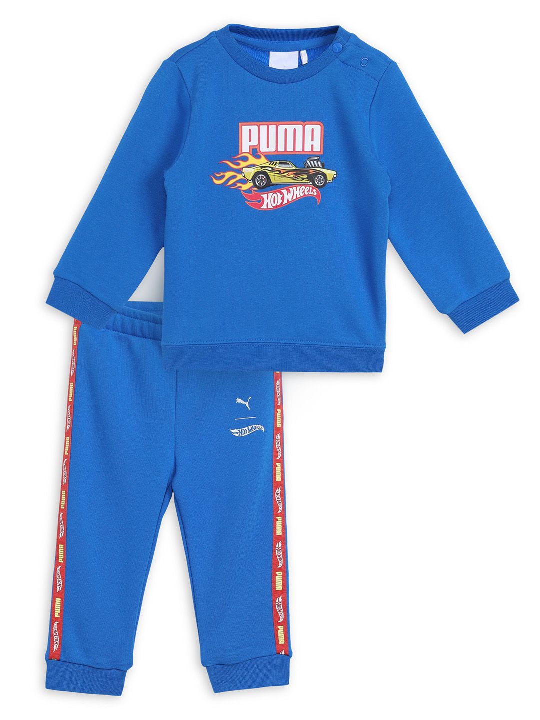 

Puma Hot Wheels Boys Printed Sweatshirt With Jogger, Blue